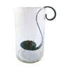 hurricane candle holder - bubble glass - hook insert by creative co-op