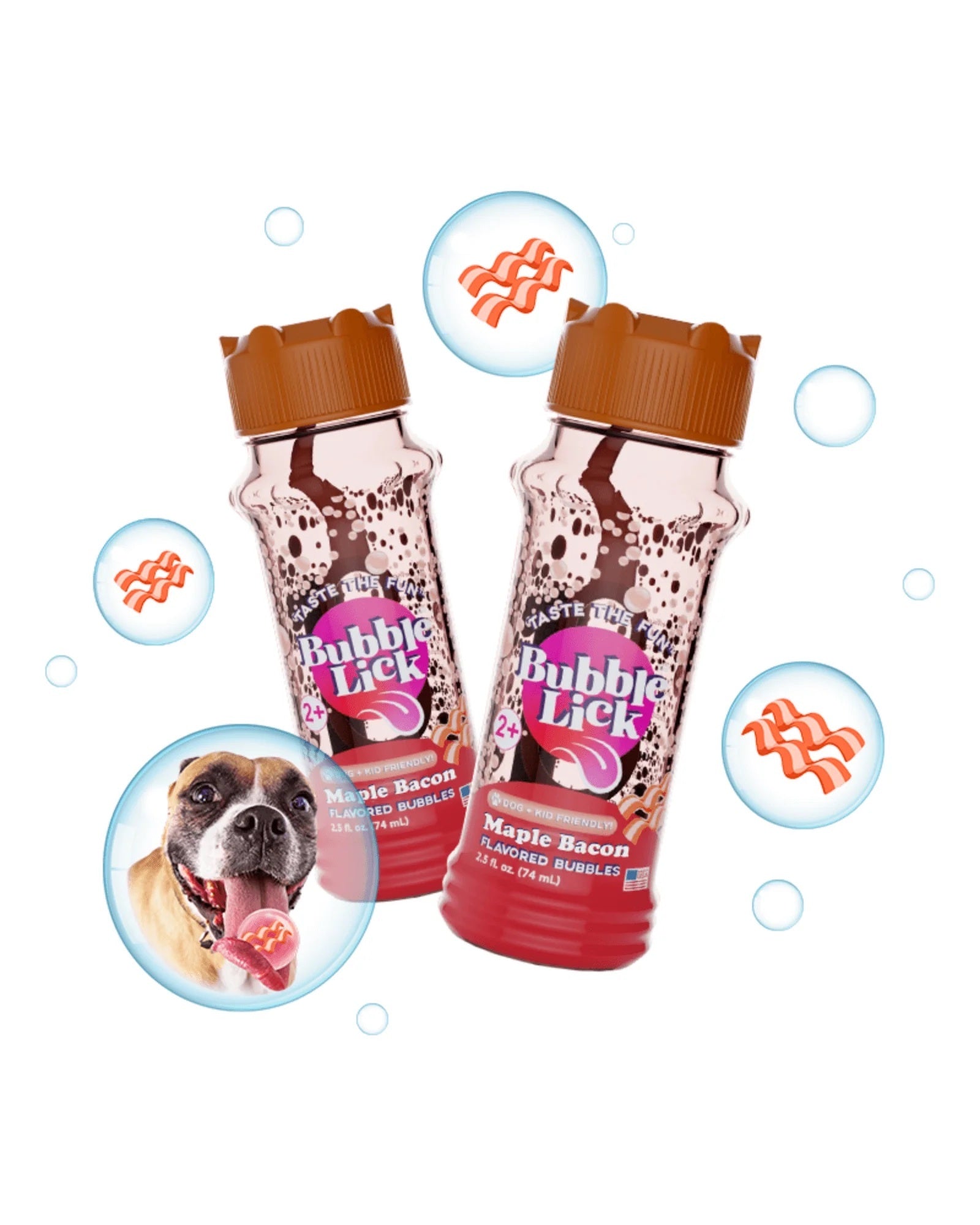 flavored bubbles - bubblelick - maple bacon by bubblelick