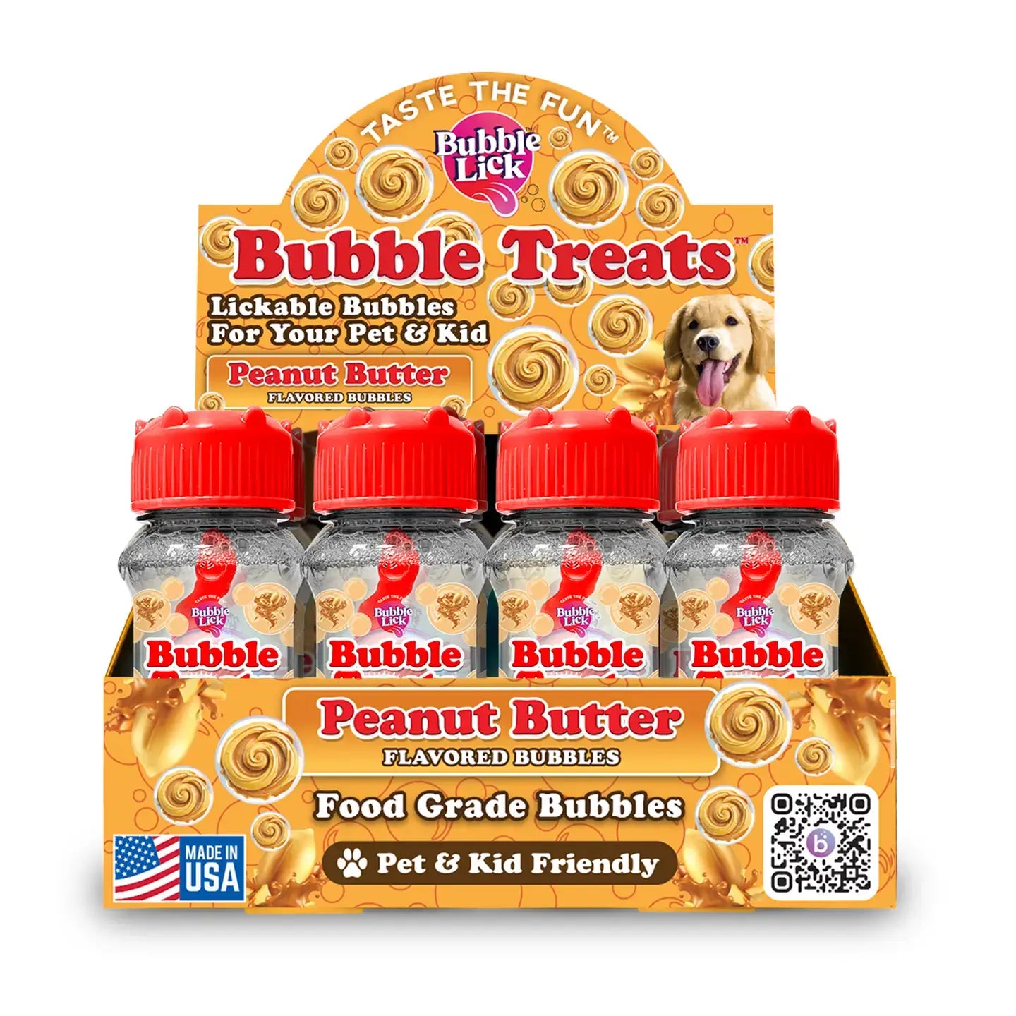 flavored bubbles - bubblelick - peanut butter swirl by bubblelick