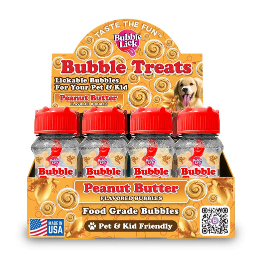flavored bubbles - bubblelick - peanut butter swirl by bubblelick