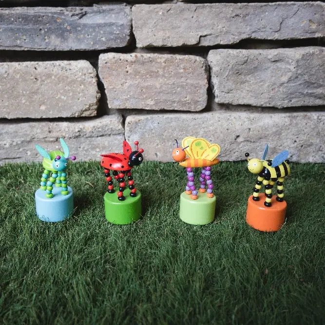 toy - push puppet - bug by jack rabbit creations