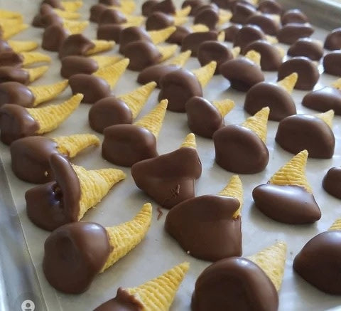 candy - bugles - chocolate dipped by nardello's chocolates & confections formerly rick's