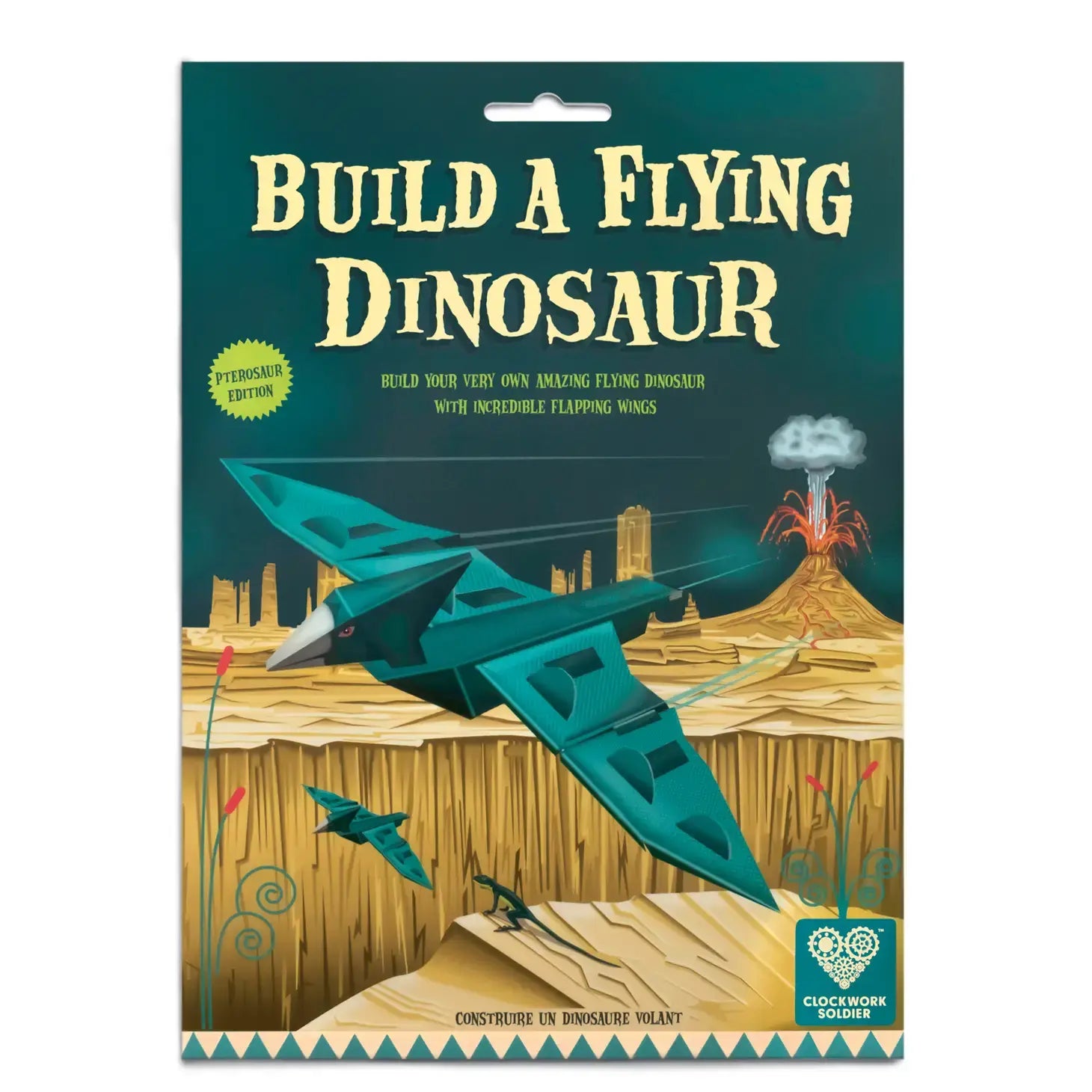 kit - 3d dinosaur - flying pterosaur by clockwork soldier