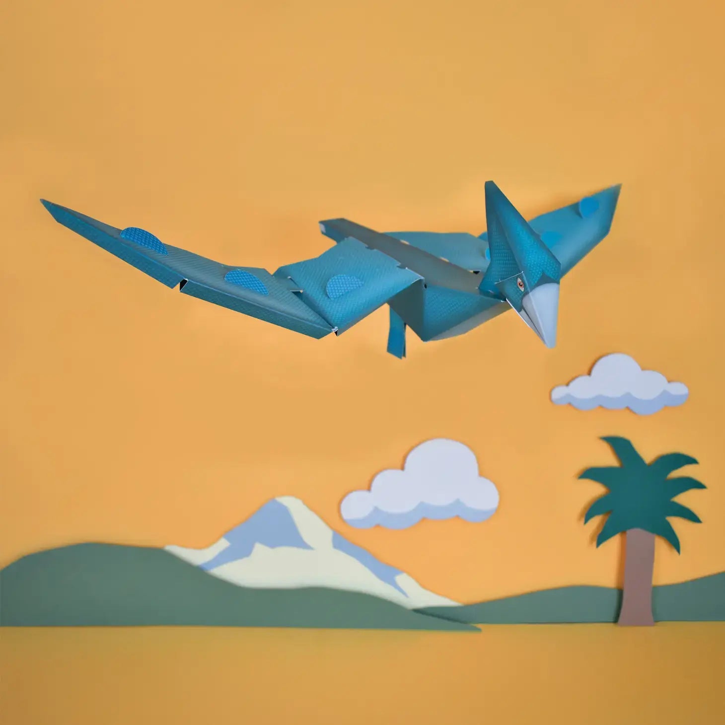 kit - 3d dinosaur - flying pterosaur by clockwork soldier