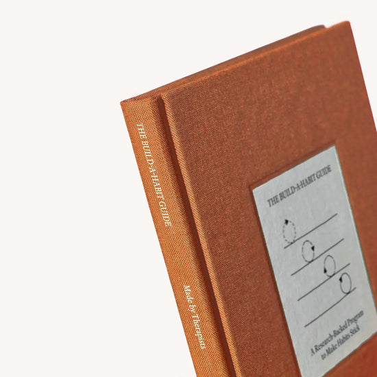 book - build-a-habit guide by therapy notebooks