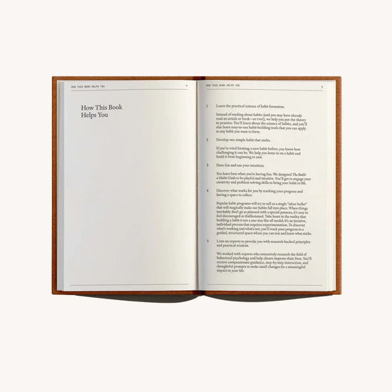 book - build-a-habit guide by therapy notebooks