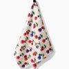 tea towel - microfiber - bunch of pansies by geometry house