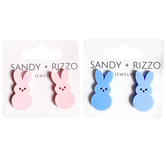 earrings - bunny pastel stud by sandy + rizzo
