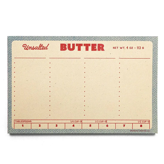 notepad - risograph - butter by bromstad printing co.