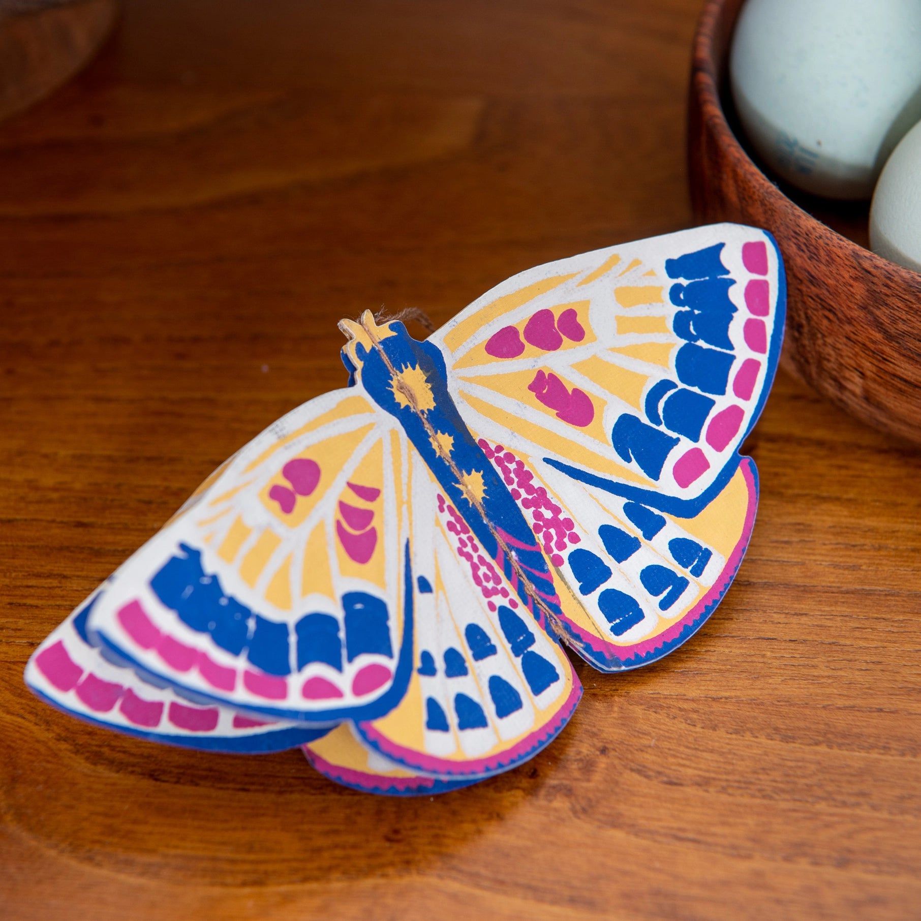 ornaments - recycled cotton paper - butterflies by east end press