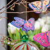 ornaments - recycled cotton paper - butterflies by east end press