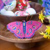 ornaments - recycled cotton paper - butterflies by east end press