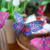 ornaments - recycled cotton paper - butterflies by east end press