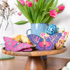 ornaments - recycled cotton paper - butterflies by east end press