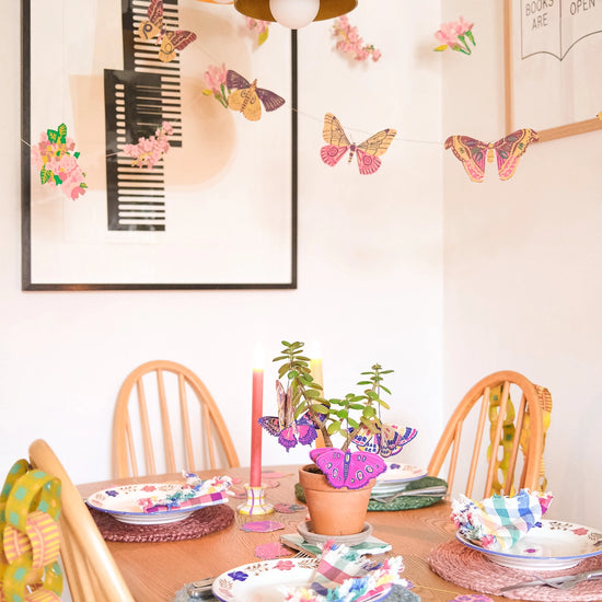 ornaments - recycled cotton paper - butterflies by east end press