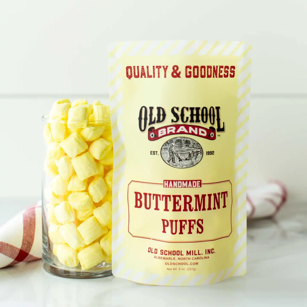 candy - buttermint puffs by old school brand