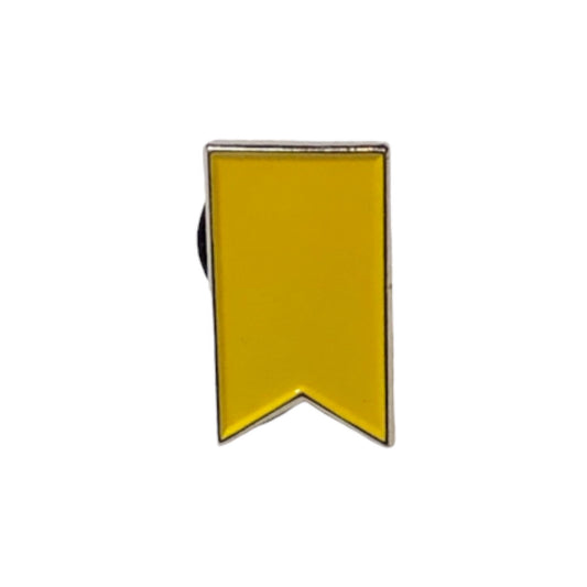 Pin|Enamel|Pennant Flag|Yellow