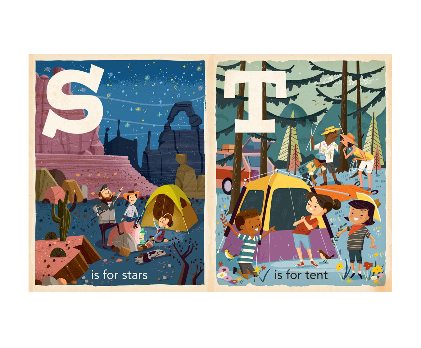board book - babylit alphabet - c is for camping by gibbs smith
