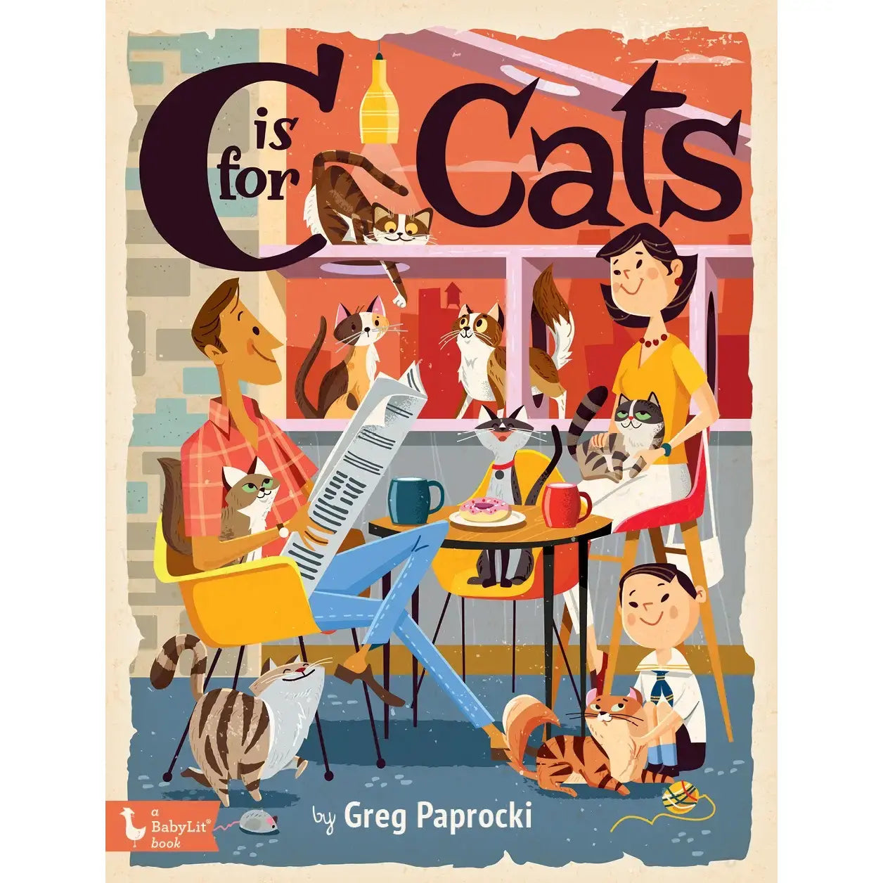 board book - alphabet - c is for cats by gibbs smith