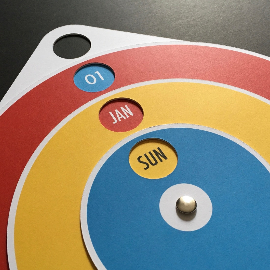 perpetual calendar - rotary by christopher rouleau