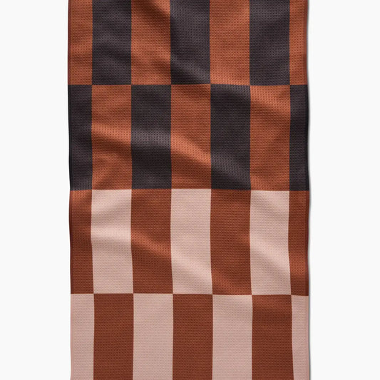 tea towel - microfiber - cabin plaid by geometry house