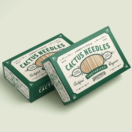toothpicks - "cactus needle" by seraparito supply co.