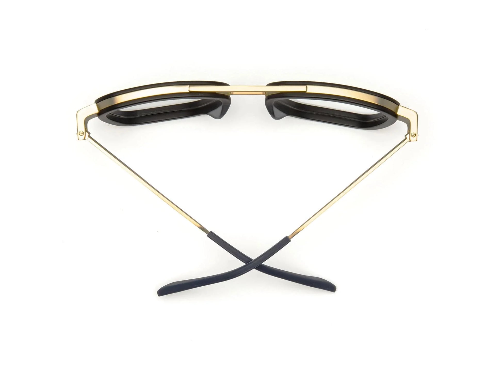 caddis reading glasses - bandit - matte gold - matte black by caddis
