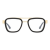 caddis reading glasses - bandit - matte gold - matte black by caddis