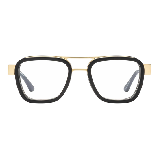 caddis reading glasses - bandit - matte gold - matte black by caddis