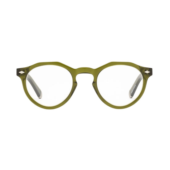 caddis reading glasses - dogleg - heritage green by caddis