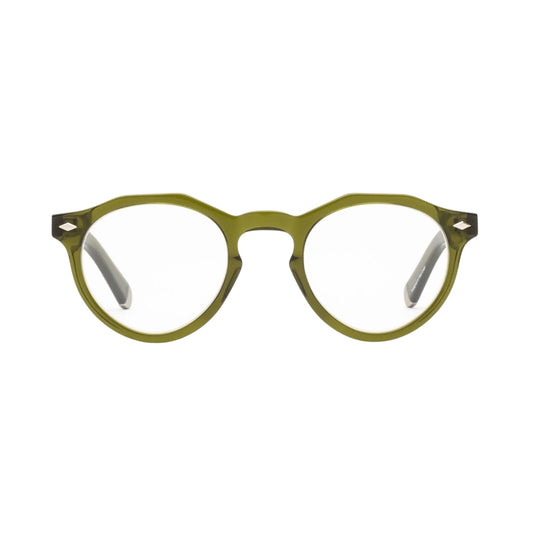 caddis reading glasses - dogleg - heritage green by caddis