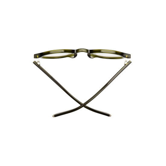 caddis reading glasses - dogleg - heritage green by caddis
