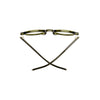caddis reading glasses - dogleg - heritage green by caddis