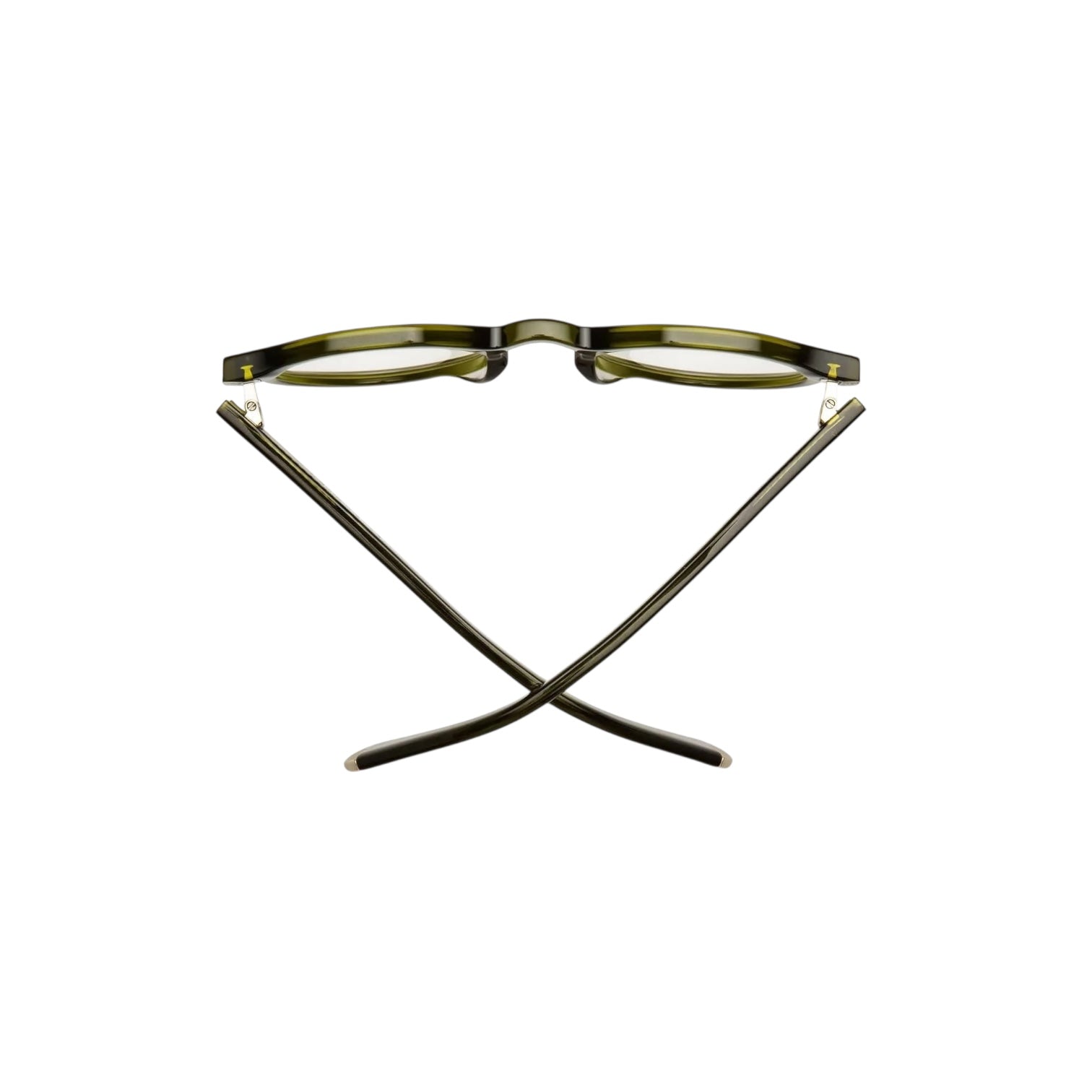 caddis reading glasses - dogleg - heritage green by caddis