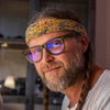caddis reading glasses - porgy backstage medium - gloss turtle dove by caddis
