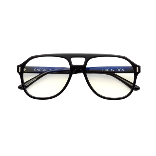 caddis reading glasses - root cause analysis - gloss black by caddis