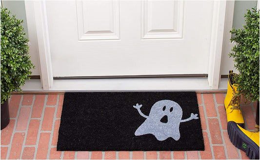 doormat - black/white ghost by calloway mills
