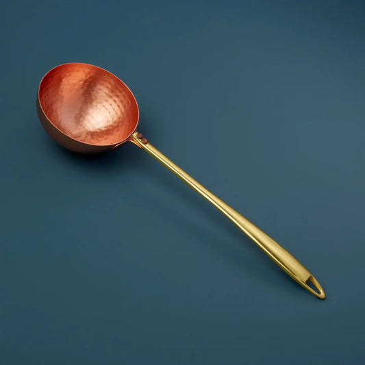 ladle - camden - hammered copper by be home