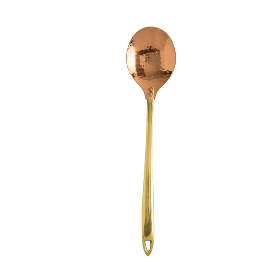mixing spoon - camden - hammered copper by be home