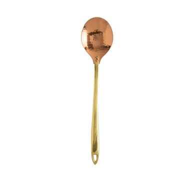 mixing spoon - camden - hammered copper by be home