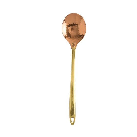 mixing spoon - camden - hammered copper by be home