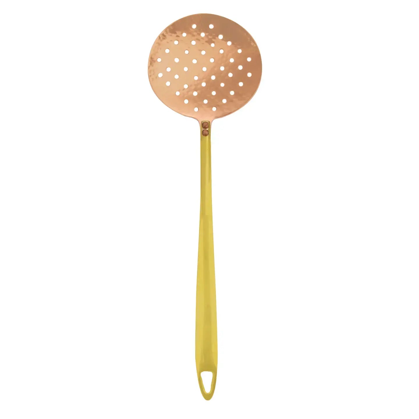 skimmer spoon - camden - hammered copper by be home