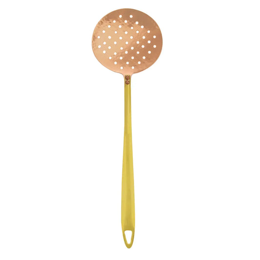 skimmer spoon - camden - hammered copper by be home