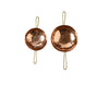 tea strainer - camden - hammered copper by be home