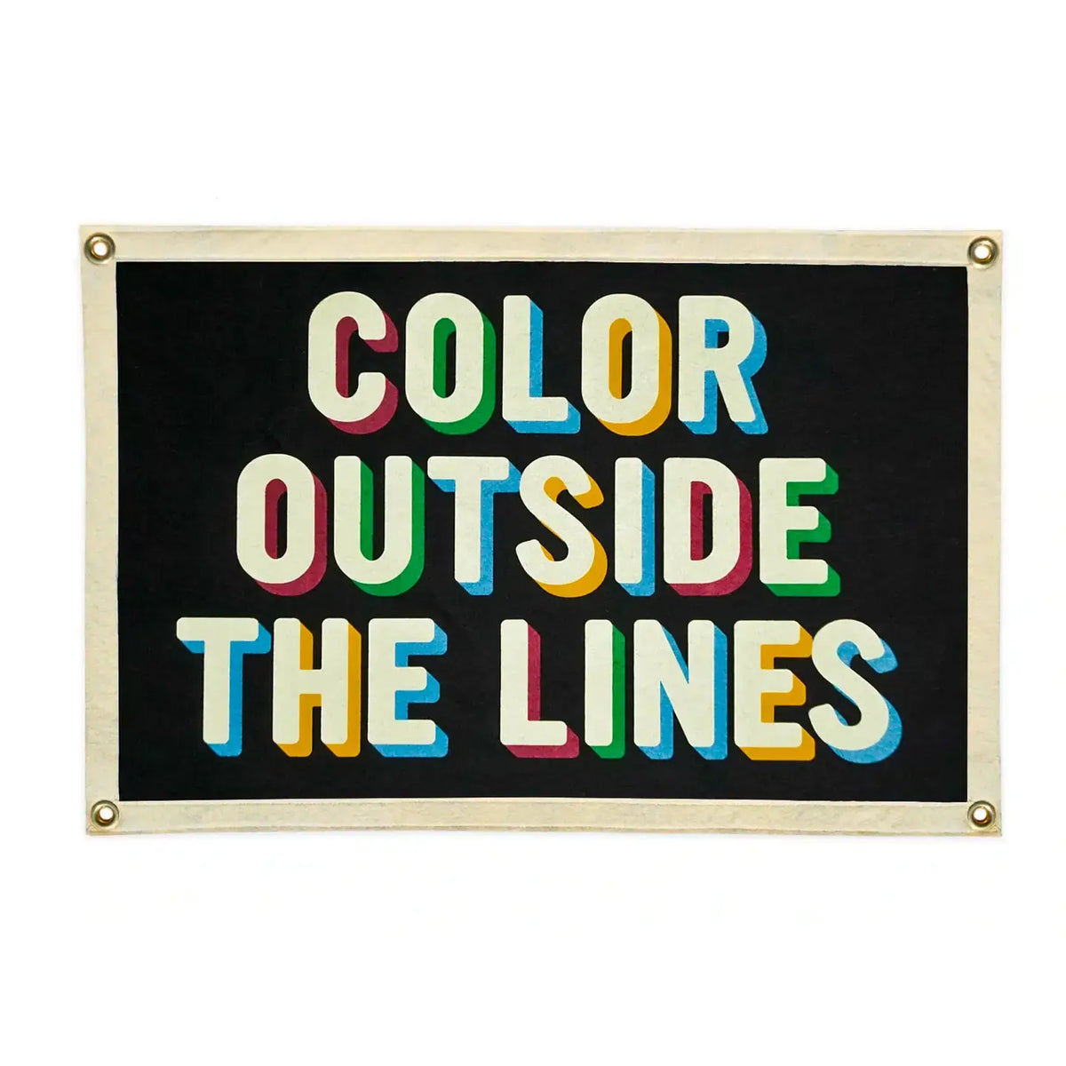 banner - camp flag - color outside the lines by oxford pennant