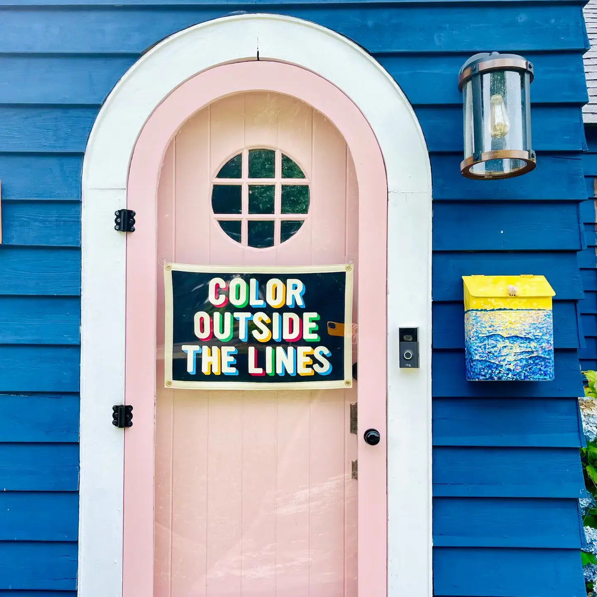 banner - camp flag - color outside the lines by oxford pennant