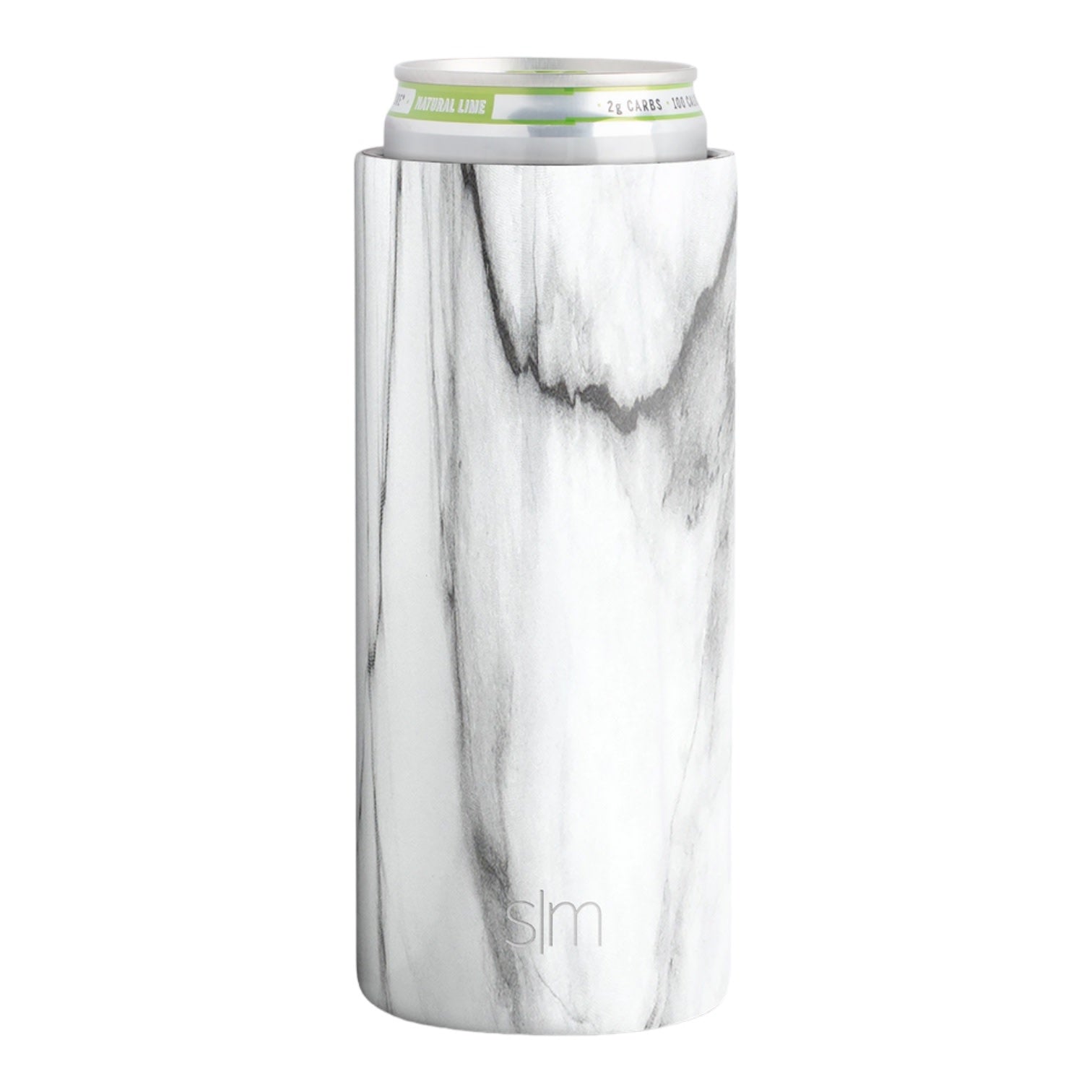 cooler - ranger slim can - carrara marble by simple modern