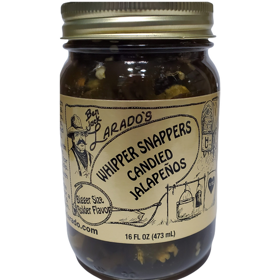 candied jalapeños - "whipper snappers" by ben jack larado's