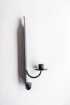 sconce - candle - wrought iron - 14" tall by millstream home