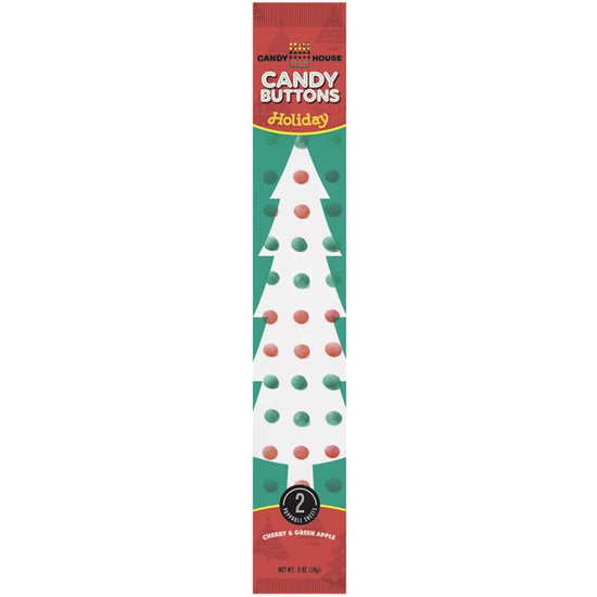 candy - holiday buttons - christmas tree by redstone foods inc